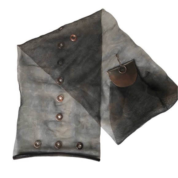 Sarah Cavender Metalworks Accessories - *SOLD* Rare Handcrafted Copper Sarah Cavender Metals Extra Wide Mesh Belt